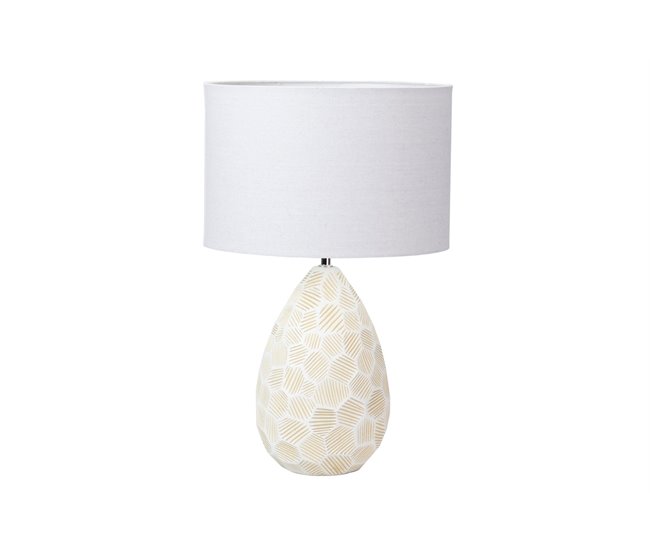 Conforama Lampara Sobremesa Ceramica 38x38x59 5 Cm