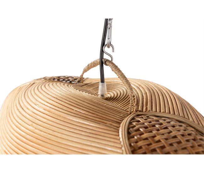 Conforama Lampara Techo Mimbre 68x35x33 Cm