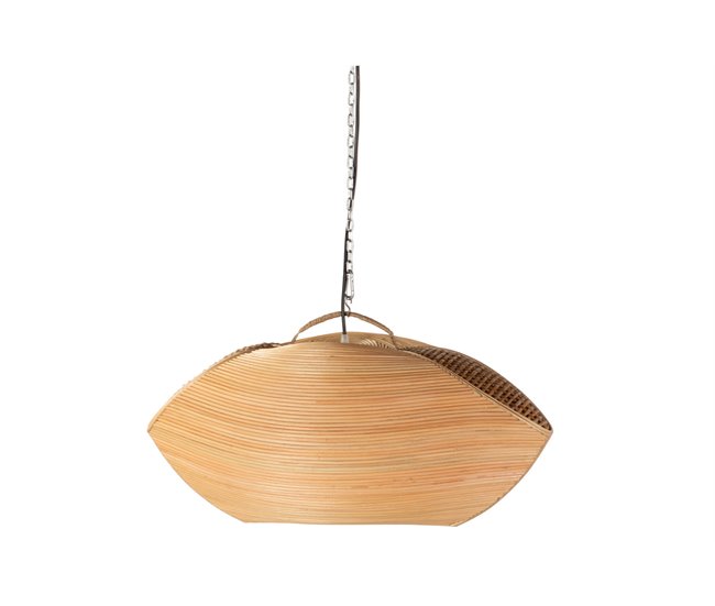 Conforama Lampara Techo Mimbre 68x35x33 Cm