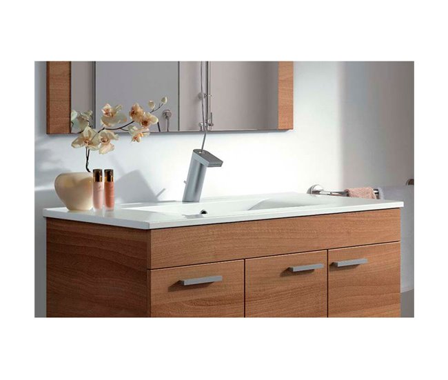 Conforama Lavabo Cerámico Blanco 81 5 X 18 X 46 Cm