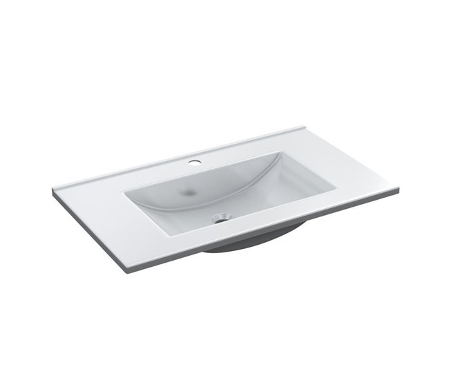 Conforama Lavabo PMMA Blanco 80x45 Cm