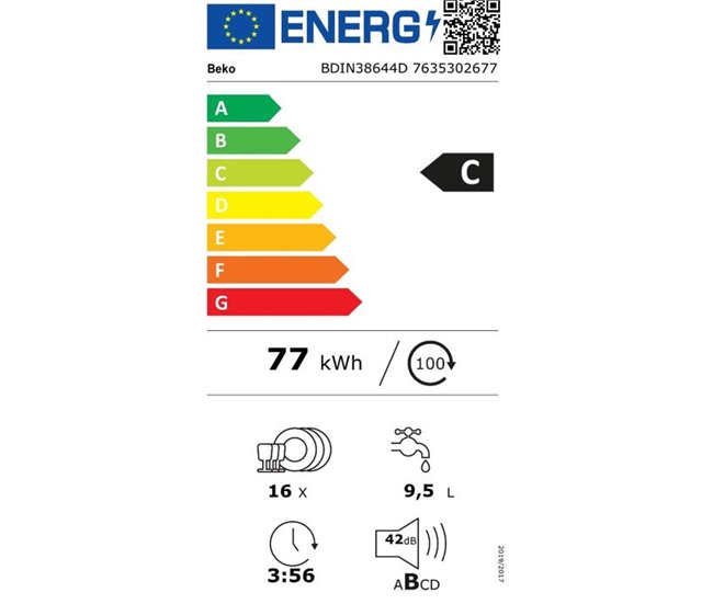 Conforama Lavavajillas Integrable BEKO BDIN38644D