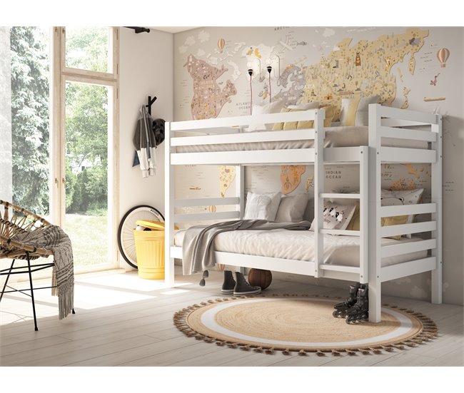 Conforama Litera MIX II 90x190 cm color blanco