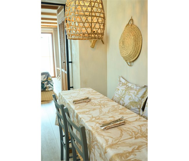 Conforama Mantel - Amarillo - Mesa 90x90 (150x150)