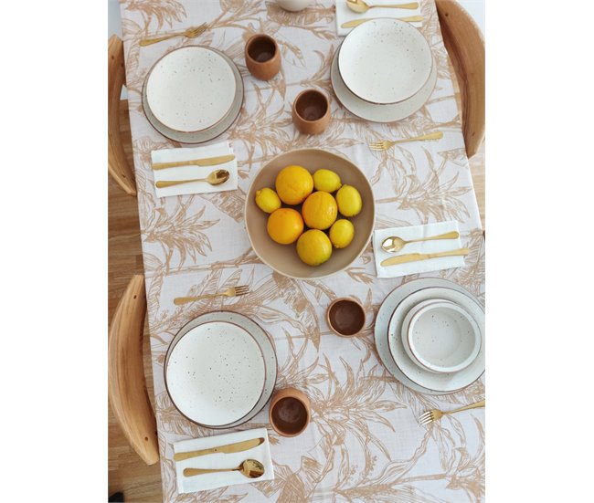 Conforama Mantel - Amarillo - Mesa 90x90 (150x150)