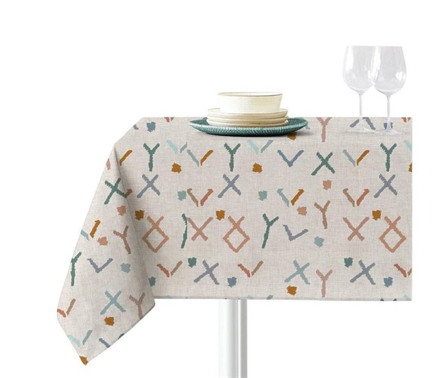 Conforama Mantel - Multicolor - Mesa 90x90 (150x150)