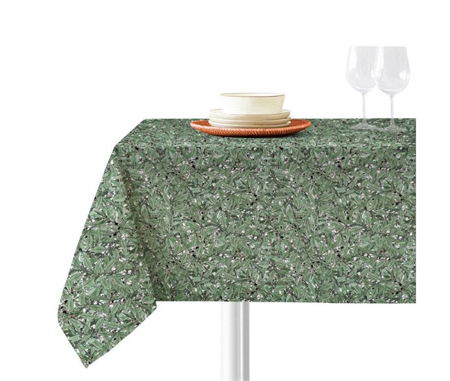 Conforama Mantel - Verde - Mesa 90x90 (150x150)