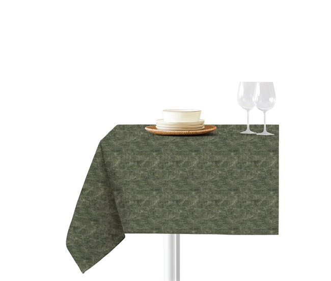 Conforama Mantel - Verde - Mesa 90x90 (150x150)