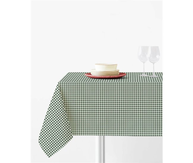 Conforama Mantel Vichy - Verde - Mesa 90x90 (150x150)