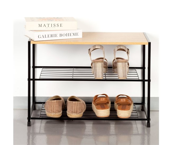 Conforama Max Home Zapatero Metálico 3 Niveles