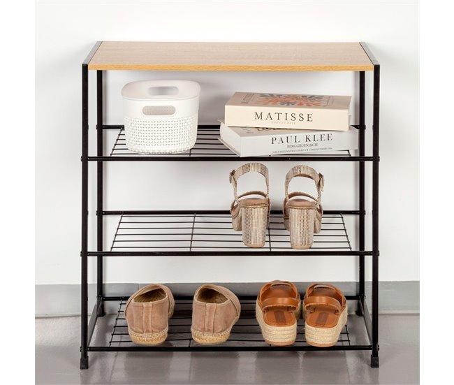 Conforama Max Home Zapatero Metálico 4 Niveles