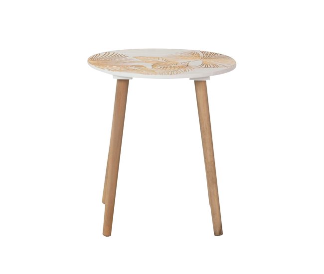 Conforama Mesa Auxiliar Madera Talla 45x45x50 Cm