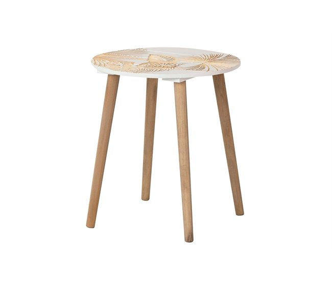 Conforama Mesa Auxiliar Madera Talla 45x45x50 Cm