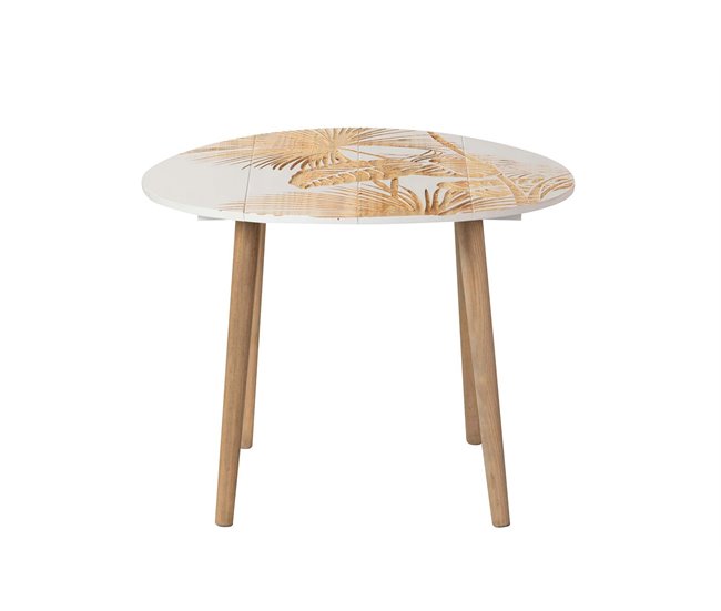 Conforama Mesa Auxiliar Madera Talla 60x60x45 Cm
