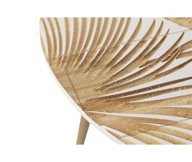 Conforama Mesa Auxiliar Madera Talla 60x60x45 Cm