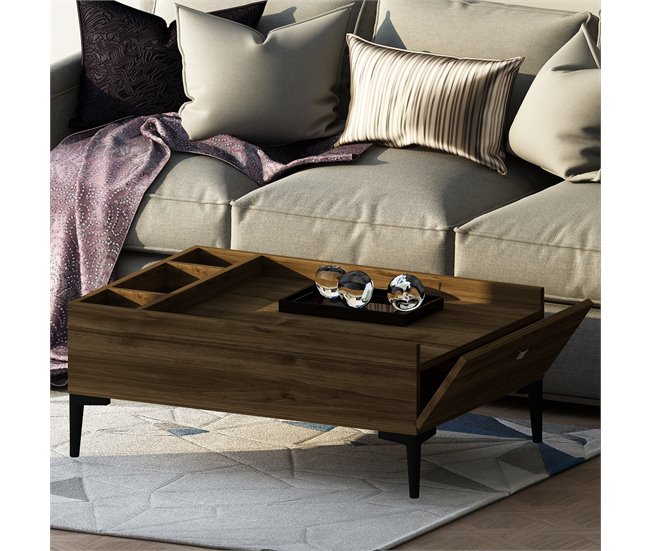 Conforama Mesa De Centro ANDORA Color Nogal