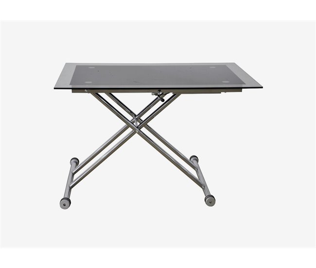 Conforama Mesa De Centro Elevable GLOSS Negro