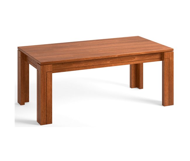 Conforama Mesa De Centro Elevable LEON Color Nogal