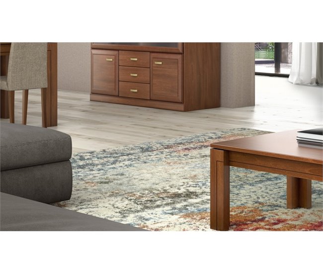 Conforama Mesa De Centro Elevable LEON Color Nogal