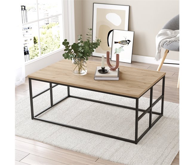 Conforama Mesa De Centro En Color Roble MILENA
