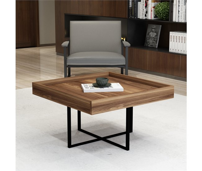 Conforama Mesa De Centro LENA Color Nogal