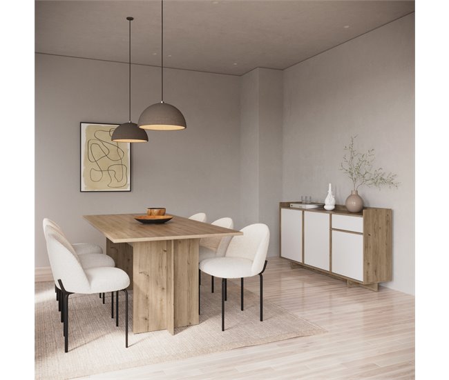 Conforama Mesa De Comedor Extensible 160cm CLAP
