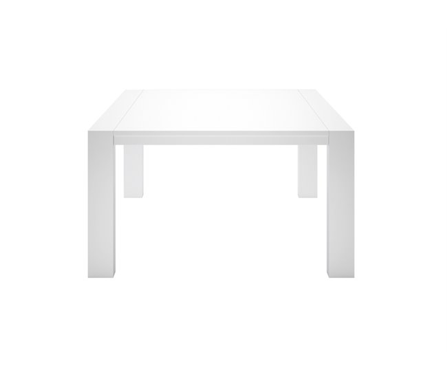 Conforama Mesa de comedor extensible SONIA blanca