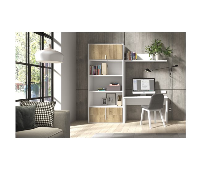 Conforama Mesa De Estudio OSLO Color Blanco