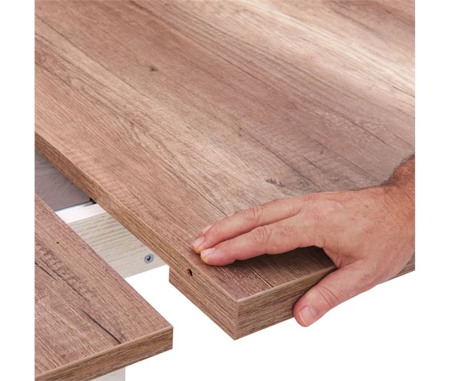 Conforama Mesa Extensible VERONA Roble Antiguo
