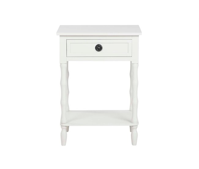 Conforama Mesita Madera Beige 48x66x40 Cm