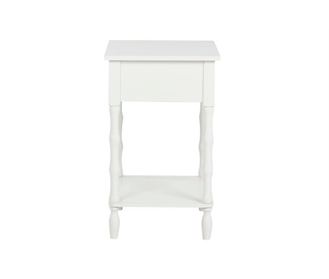 Conforama Mesita Madera Beige 48x66x40 Cm