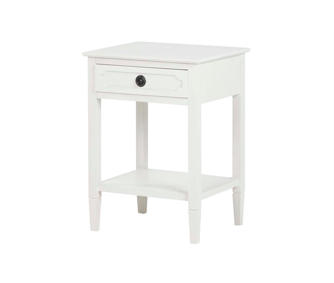 Conforama Mesita Madera Beige 48x66x40 cm
