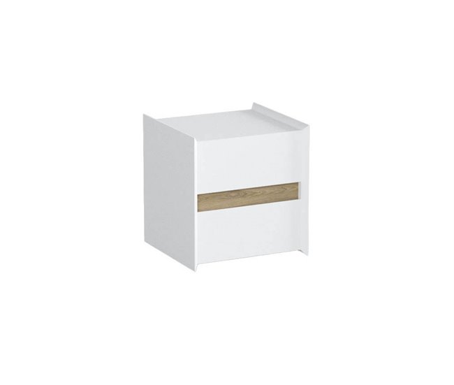 Conforama Mesita noche LUXURY con 2 cajones