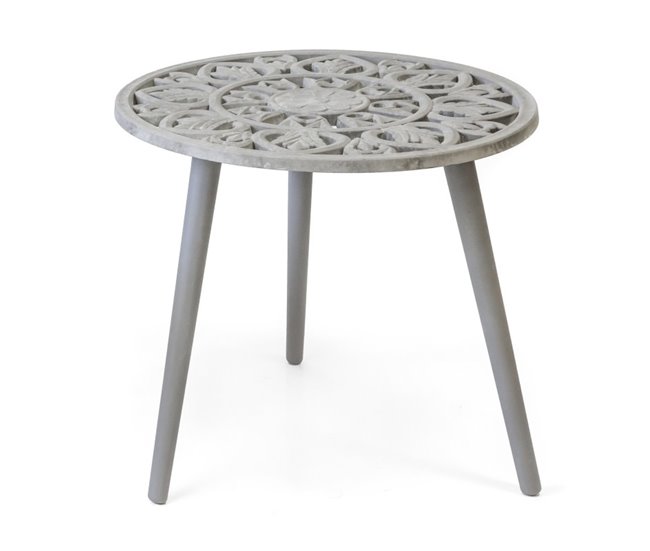 Conforama Mesita Set De 2 Gris 35 5xø48/45 5xø48cm