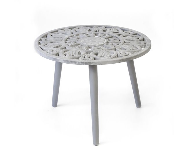 Conforama Mesita Set De 2 Gris 35 5xø48/45 5xø48cm