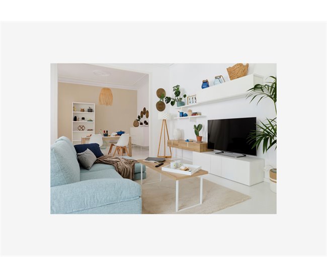 Conforama Módulo Bajo 3 Puertas OSLO 150cm Blanco