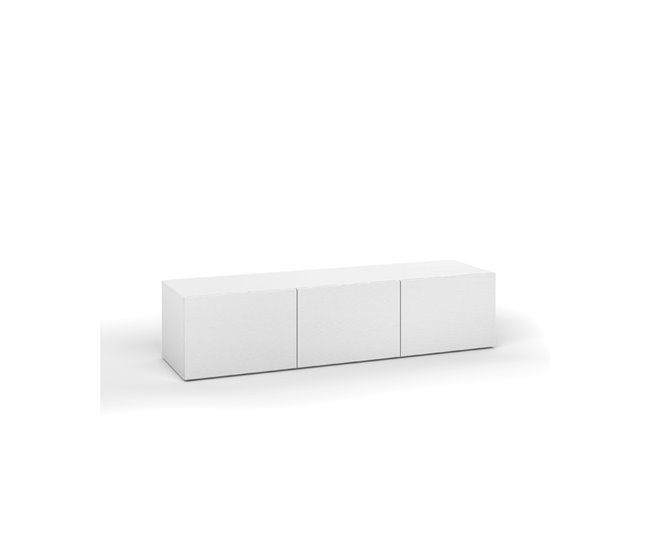 Conforama Módulo bajo 3 puertas OSLO 150cm blanco