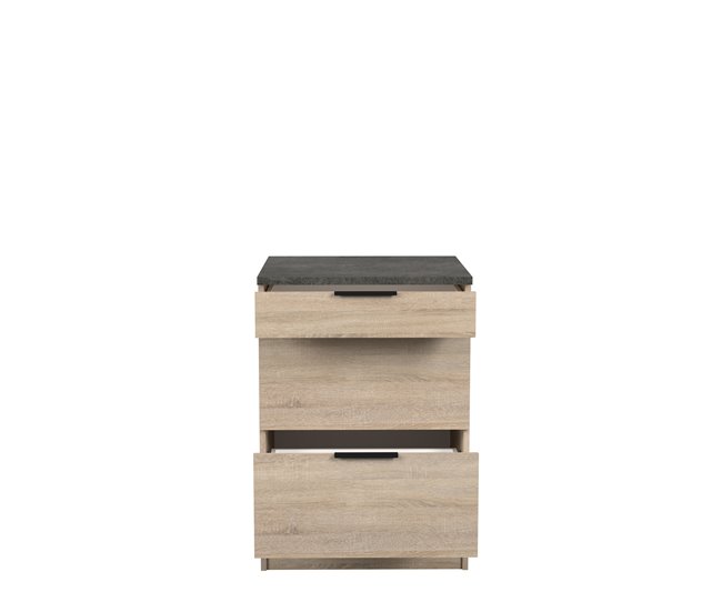 Conforama Módulo Bajo FUMAY De 60cm Con 3 Cajones