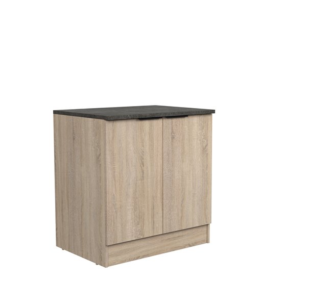 Conforama Módulo Bajo FUMAY De 80cm Con 2 Puertas