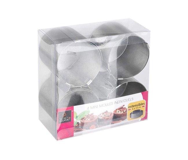 Conforama Moldes Secret De Gourmet 4 Piezas