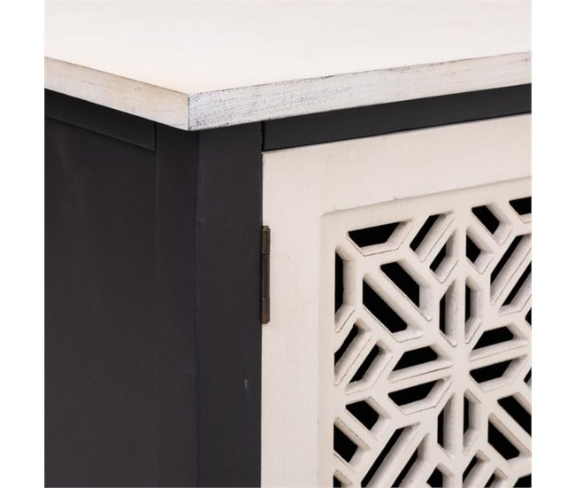 Conforama Mueble Bajo De Madera Blanco 105 5x40x46