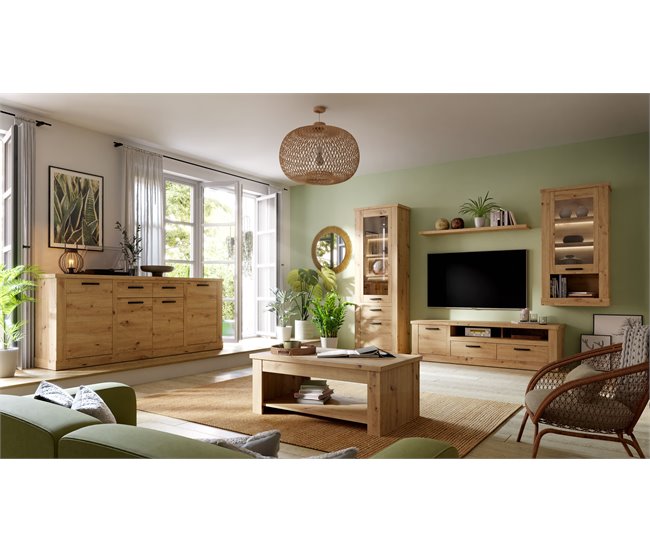 Conforama Mueble De TV Roble Artisan AREZZO
