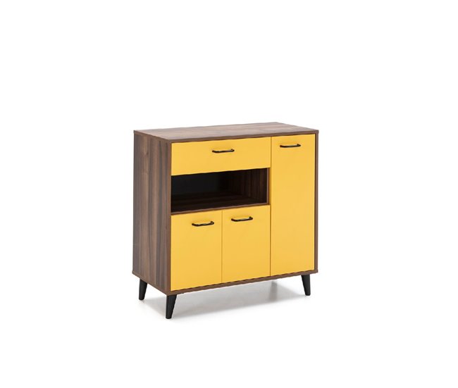 Conforama Mueble Microondas JASMINE Mónaco/mostaza