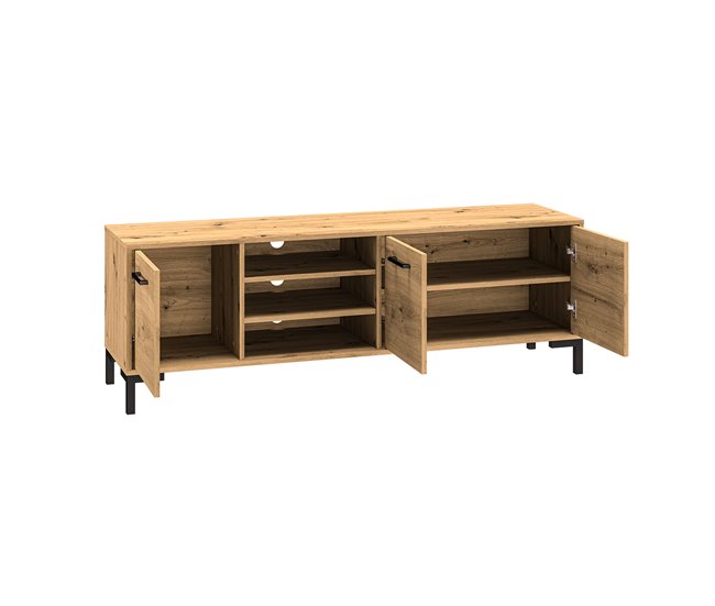 Conforama Mueble TV 3 Puertas 155 Cm Liora Madera