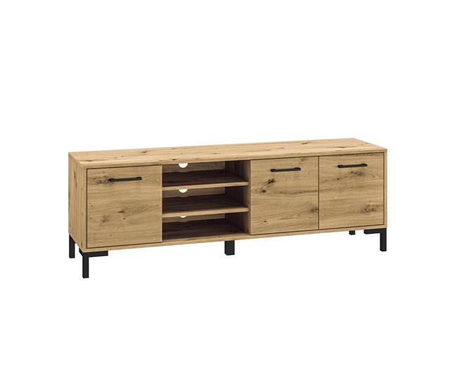 Conforama Mueble TV 3 puertas 155 cm Liora Madera