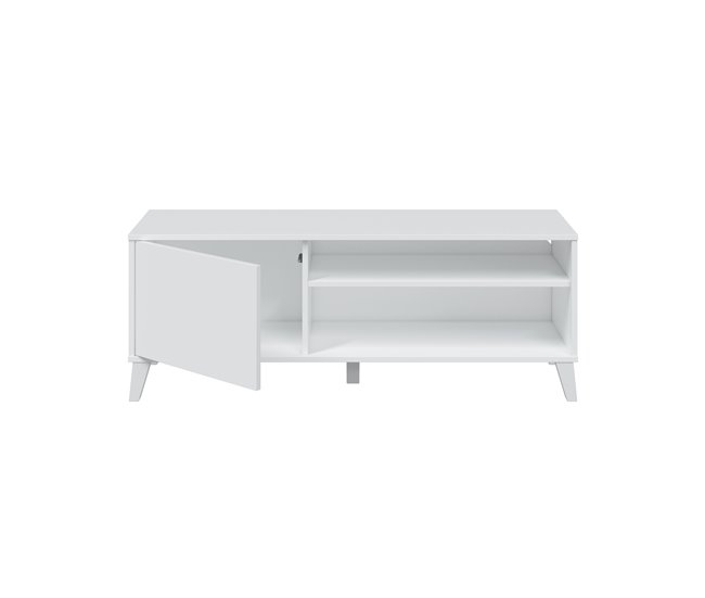 Conforama Mueble TV ARIEL 135 Cm Blanco Mate