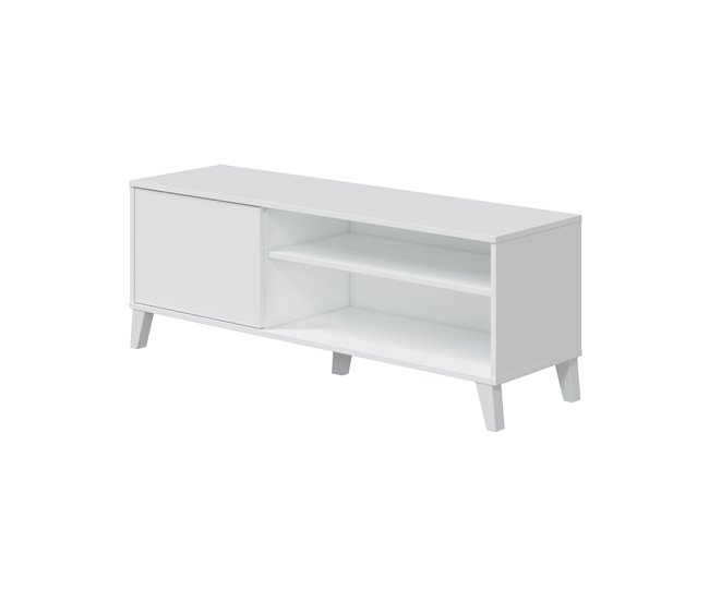 Conforama Mueble TV ARIEL 135 Cm Blanco Mate