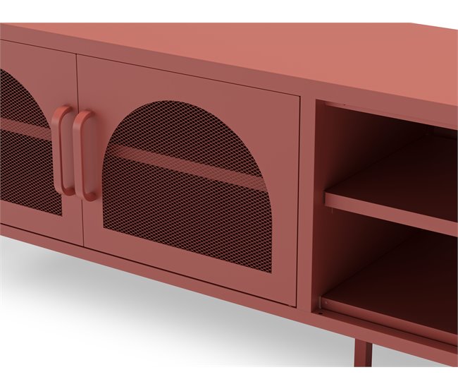 Conforama Mueble Tv DIORA 160cm Terracota
