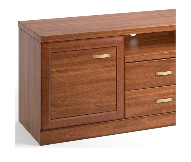Conforama Mueble TV LEON 150cm Color Nogal