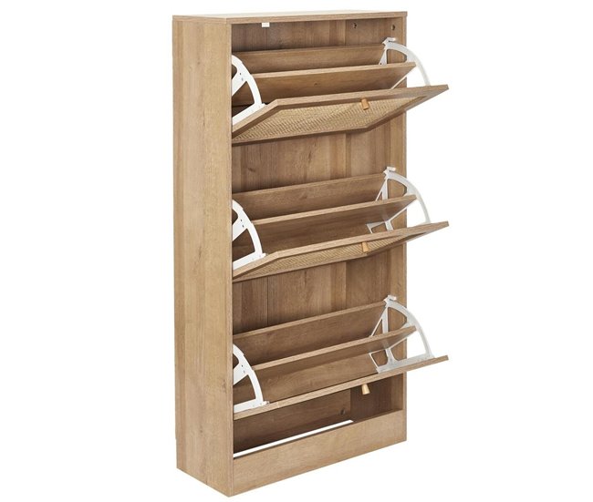 Conforama Mueble Zapatero 3 Puertas L120 Cm - BALI